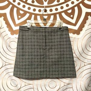 Banana Republic Gray Mini A-Line Skirt